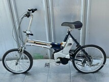 Panasonic／パナソニック　折り畳み 電動 アシスト自転車　off time バッテリー動作不要!_画像3