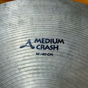 Avedis Zildjian Medium Crush シンバル ヴィンテージ ジルジャン  16/40 CM アメリカ製 中古!の画像4