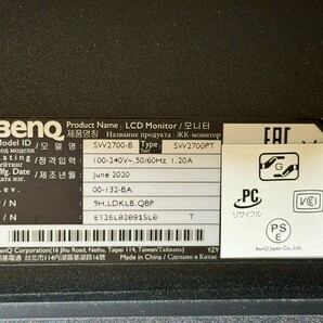 BenQ 27型 WQHD IPS液 晶パネル ハードウェアキャリブレーション対応 SW2700-B／SW2700PT  動作確認済み!の画像10