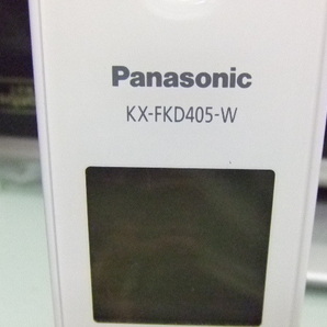 美品★Panasonic 増設子機 電話 ホワイト KX-FKD405-W★電池なしの画像2