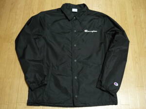 チャンピオン コーチジャケット Champion COACH JACKET ブラック　黒　