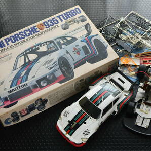 タミヤ 1/12 電動RC マルティニポルシェ935ターボ TAMIYA MARTINI PORSCHE 935TURBO 田宮模型 ラジオコントロールカー ラジコンの画像2