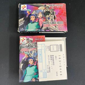 ソフトなし　GBA ゲームボーイアドバンス　Z.O.E 2173 TESTAMENT 