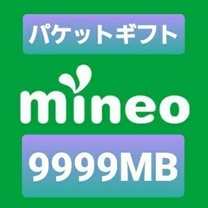 mineo パケットギフト　9999MB　①