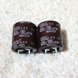 ■アルミ電解コンデンサ  400V180μF  日本ケミコン LXSシリーズ 105℃   10個セット/未使用品/送料￥185   （ｎ3）の画像4