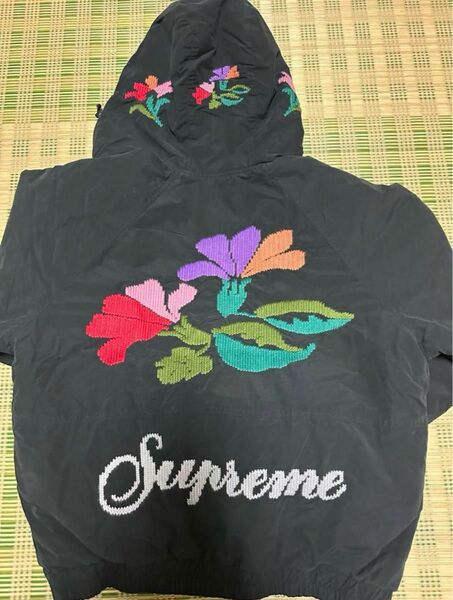 supreme シュプリーム　needlepoint hooded jacket 