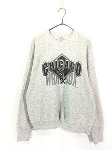 古着 90s MLB Chicago White Sox ホワイトソックス スウェット トレーナー L 古着