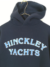 古着 90s USA製 Russell 「HINCKLEY YACHTS」 ボート 企業 スウェット パーカー L 古着_画像2