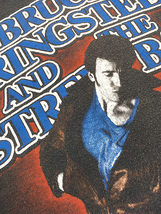 レディース 古着 80s Bruce Springsteen 「BORN IN THE USA TOUR 84-85」 ロック シンガー カットオフ Tシャツ 黒 M位 古着_画像6