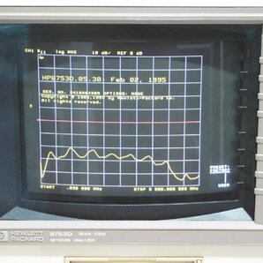 [SK][D4251117S] HP 8753D NETWORK ANALYZER ネットワークアナライザ 30kHz-3GHzの画像5