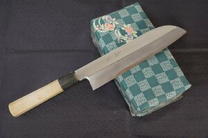 [QS][C4230780] 高鳳 銀三 うす刃包丁 薄刃 和包丁 全長約:395mm 刃長約:230mm 重量約:320g