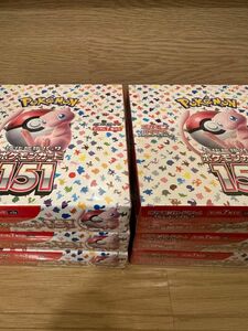 ポケモンカード　ポケモンカード151 シュリンク付き　新品未開封　6box