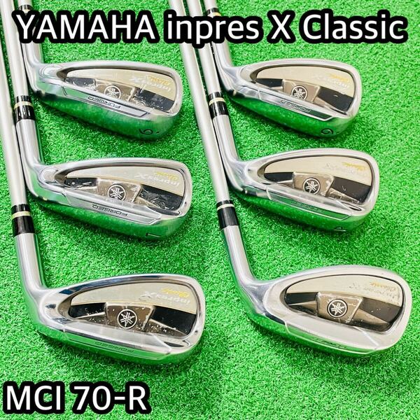 6624 YAMAHA inpres X classic MCI 70-R 右利き　ヤマハ　インプレス クラシック　アイアン 6本セット　送料無料　匿名配送