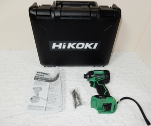 新品未使用 ★ ＨＩＫＯＫＩ　ＷＨ３６ＤＣ　インパクトドライバ　★　本体＋専用ケース付