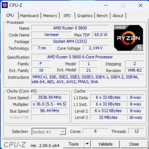AMD Ryzen5 5600 リテールクーラー付属の画像5