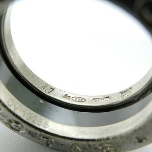 1000円スタート 指輪 BVLGARI ブルガリ セーブ・ザ・チルドレン 1バンドリング ブラックセラミック×シルバー Ag925 総重量約6.0g WHO B218の画像10
