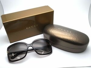 1000円スタート サングラス GUCCI グッチ GGロゴ GG3188/S 0R4JS 58□16 135 ブラック×パープル ケース付 レディース 2 Z①914