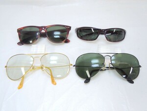 1000円スタート サングラス 眼鏡 まとめ4点 Ray-Ban MOD 236 133 58□19/WAYFARER II/B&L 62□14 U.S.A. アビエーター 等 [3] A①809