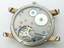 1000円スタート 腕時計フェイスのみ SCHAUMBURG WATCH シャウボーグ SW-08 手巻 MT ウニカトリウムシリーズ? 両面スケルトン WHO B207_画像6