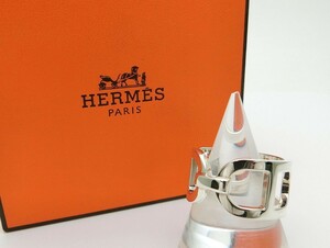 1000円スタート リング 指輪 HERMES エルメス エヴァー シェーヌダンクル シルバー 925 総重量約6.1g 約13.5号 箱付 アクセサリー 3 B206