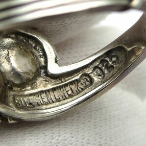 1000円スタート 指輪 STEPHEN DWECK スティーブンデュエック パール 真珠 約8mm 925刻印 総重量約7.4g シルバー リング 4 B60074の画像8