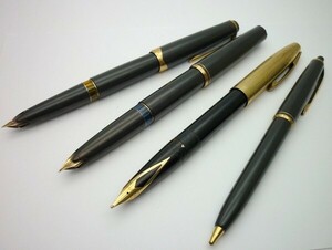 1000円スタート 万年筆 SHEAFFER シェーファー/MONTBLANC モンブラン マイスターシュテュック12/NO.24/シャーペン PIX NO.25 3 A702