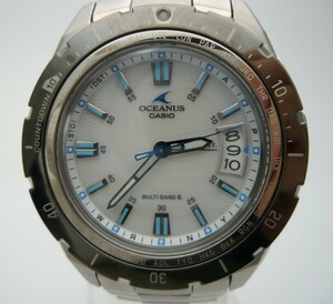 1000 иен старт наручные часы CASIO Casio OCEANUS Oceanus 5130 OCW-P100 радиоволны солнечный Date многополосный 6 белый циферблат 3 A10013