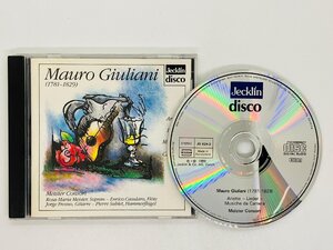 即決CD スイス盤 MAURO GIULIANI / Ariette - Musica Da Camera / MEISTER CONSORT made in Switzerland V04