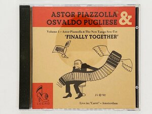 即決CD アストル・ピアソラ ライヴ Astor Piazzolla & Osvaldo Pugliese Volume 2 II / Finally Together S06