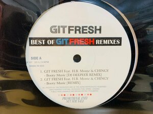 即決LP BEST OF GIT FRESH REMIXES / EEC盤 欧州盤 NOT FOR SALE 非売品 L23