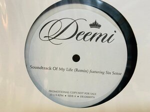 即決LP Deemi Soundtrack Of My Life Remix / featuring Six Sense NOT FOR SALE 非売品 DE1266897A L23