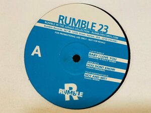 即決LP RUMBLE IN THE JUNGLE COLLECTION 23 / E.KELLY BABY I LOVE YOU , YOU DON'T KNOW L24