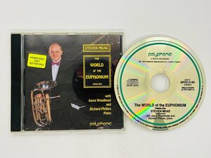 即決CD 英盤 吹奏楽 ユーフォニアム The WORLD of the EUPHONIUM Volume One 1 / STEVEN MEAD England Z14