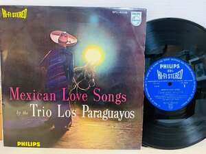 即決10inchレコード ベサメ・ムーチョ トリオ・ロス・パラガヨス Mexican Love Songs Trio Los Paraguayos L30