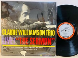 即決LP スペイン盤 CLAUDE WILLIAMSON TRIO / クロード・ウィリアムソン / THE SERMON / FSR-105 L31