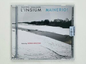 即決CD L'INSIUM MAINERIO / Glauco Venier , Michele Corcella / NORMA WINSTONE / ART161 X11