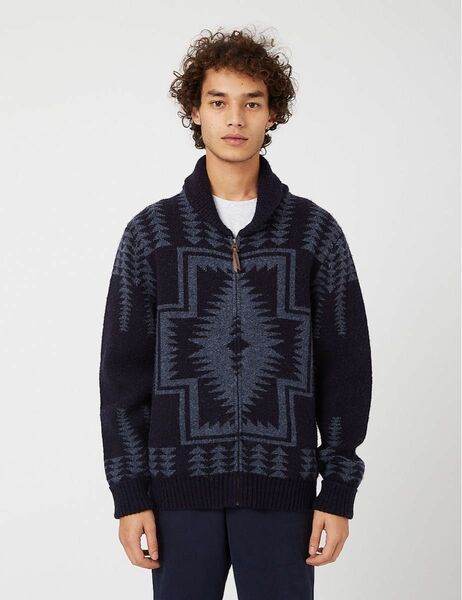 新品未使用　PENDLETON ジャケット カーディガン　セーター　ウール　紺