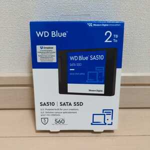 送料無料 未使用 SSD 2ｔb WD Blue SA510 SATA WDS200T3B0A Western Digital（ウエスタンデジタル）