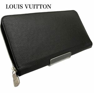 ルイヴィトン LOUIS VUITTON M30056 長財布 ブラック ラウンドファスナー 黒