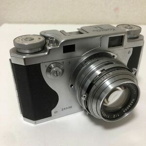 ADSC0007【1000円～】 KONICA ⅡA カメラ　レトロ　１：２　f＝４８ｍｍ　フイルムカメラ☆中古品（保管品/現状品）ジャンク品として出品