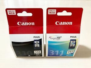 Canon FINE 純正インクカートリッジ BC-311+BC-310 ブラック+3色カラー 2個セット 未開封