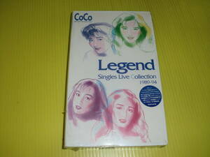 【VHS.ビデオ】新品未開封　COCO Legend Singles Live Collection 1989-94　三浦理恵子 瀬能あづさ 羽田恵理香　送料230円