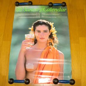 サントリー Monica Bellucci/モニカ・ベルッチ ヌード・カレンダー 1989年 壁掛けカレンダー ウイスキー/企業物/非売品 レトロの画像1