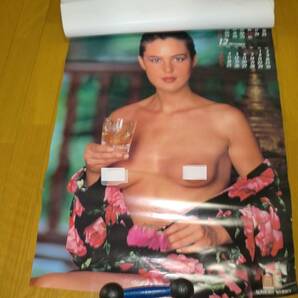 サントリー Monica Bellucci/モニカ・ベルッチ ヌード・カレンダー 1989年 壁掛けカレンダー ウイスキー/企業物/非売品 レトロの画像8