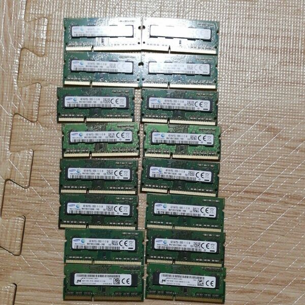 ノートパソコン　DDR3L 4MB 16枚