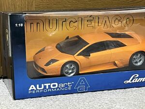 AUTOart 1/18 ランボルギーニ　ムルシエラゴ　オレンジメタリック　長期保管品