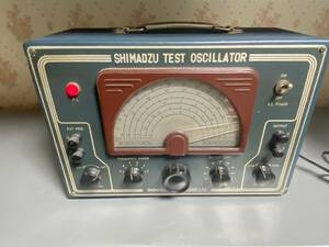 【島津 オシレーター 通電確認済み】SHIMADZU ST-5 TEST OSCILLATOR