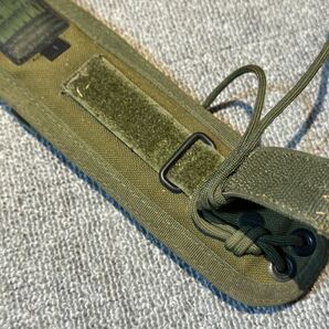 BIACKHAWK ブラックホーク 鳥タグ ナイロン ナイフシース OD 実物 サバゲー ミリタリー 特殊部隊 米軍 SEALS 初期アフ 廃盤 レアの画像6