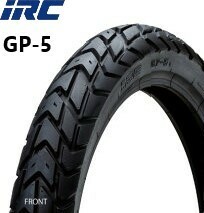 IRC GP-5　80/90-17 44P WT(チューブタイプ用） 　リアタイヤ用　 送料税込6,350円～