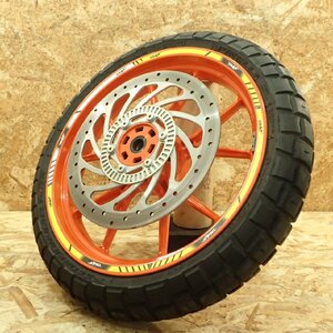 【送料Lサイズ】KTM VBKJPJ406LC263*** 390DUKE フロントホイール 17×3.00 専用動画あり 検.( 125 250 2020年式 20244 19 寅189